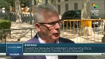 Exjuez español denuncia espionaje de EE.UU. en caso Assange