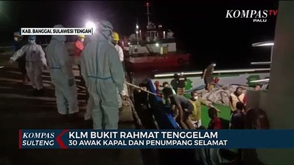 KLM Bukit Rahmat Tenggelam, 30 Awak Kapal dan Penumpang Selamat