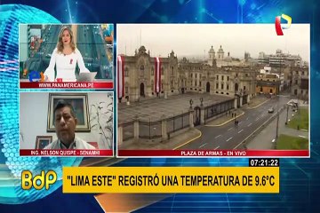Senamhi: temperatura será más baja hacia primeros días de agosto