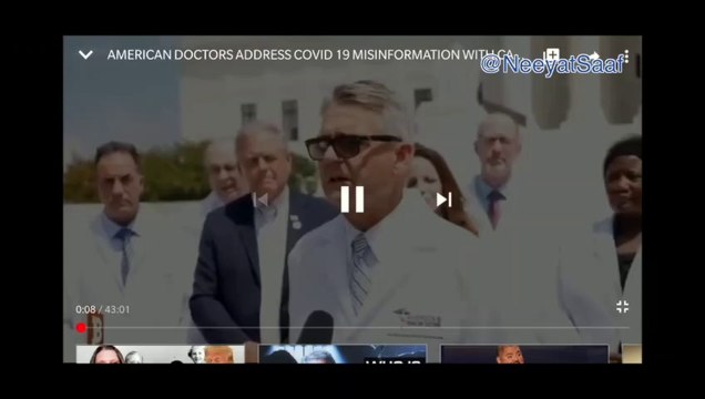 Americas Frontline Doctors Capitol Hill Press Conference (Censored on Facebook and Google)