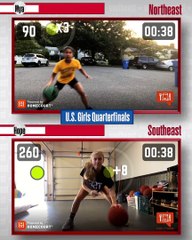 Jr. NBA Global Championship Girls U.S. Quarterfinals: Northeast vs. Southeast