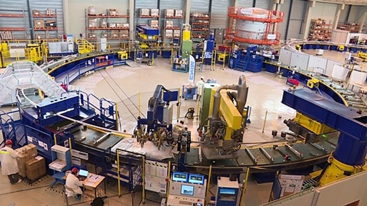Kernfusionsreaktor iter in frankreich: montage beginnt