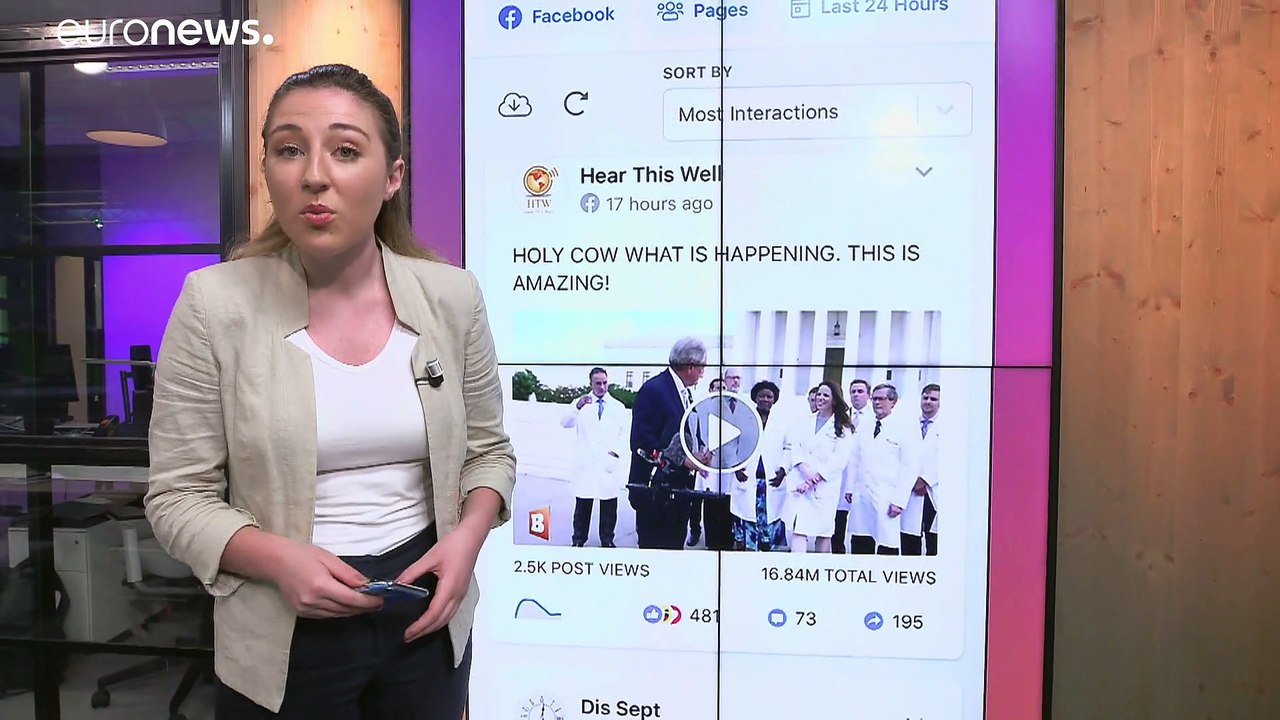 Viral misinformation video about hydroxychloroquine causes problems for social media platforms