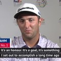 Rahm 'honoured and humbled' to be world's best golfer