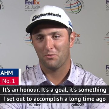 Rahm 'honoured and humbled' to be world's best golfer