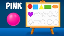 Shapes and Colors for Children to Learn with Color Balls and Surprise Eggs - Learning Videos