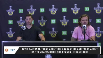 David Pastrnak Talks To Media About His Quarantine