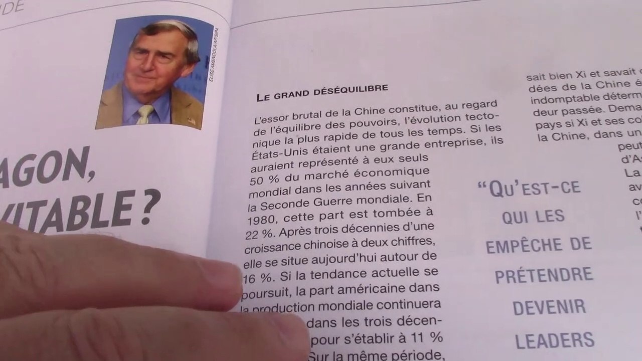 e6.1. Graham Allison : l'aigle Vs le dragon / Laurent Izard : le voleur chinois