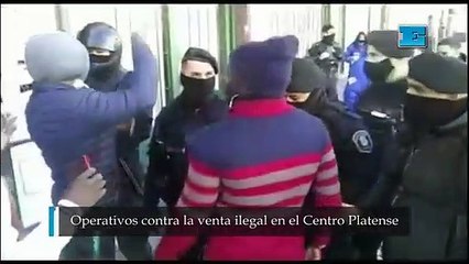 Operativo contra  venta ambulante en el centro