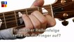 Der richtige Fingersatz beim Akkorde greifen | Schneller umgreifen an der Gitarre