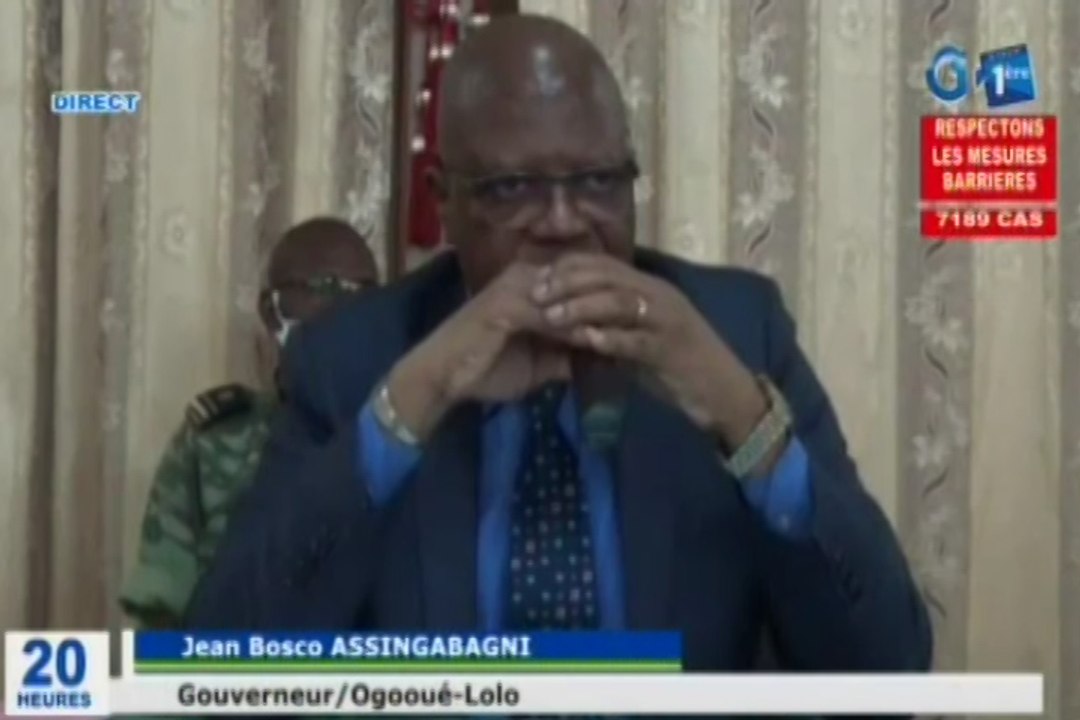 RTG/Reunion de prise de contact du nouveau Gouverneur de la province de Ogooué-lolo