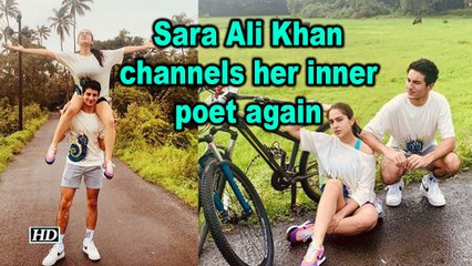 Sara Ali Khan channels her inner poet again
