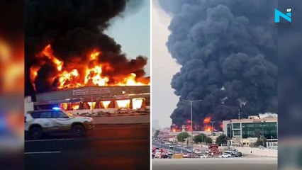 After Beirut blast, massive fire breaks out at UAE's Ajman Market