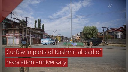 Curfew in parts of Kashmir ahead of revocation anniversary  , and other top stories from August 06, 2020.