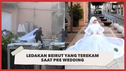 Duarr!! Ledakan Beirut Kacaukan Pemotretan Prewedding