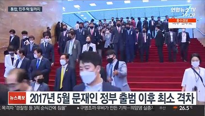 민주·통합 지지도 0.8%p차 초박빙…서울선 통합이 앞서