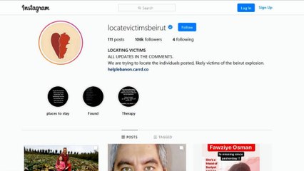 Beirut blast: Families desperate for news on missing relatives