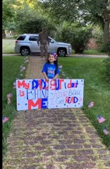 Clueless kid Insists on Going for Potty Break Amidst her Soldier dad's Homecoming Surprise