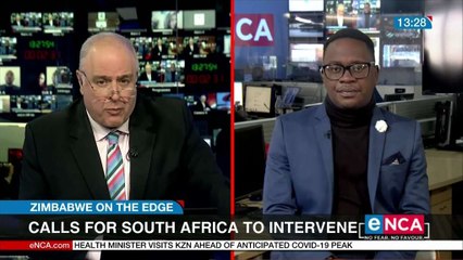Calls for South Africa to intervene in Zimbabwe