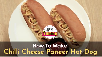 Download Video: How To Make Chilli Cheese Paneer Hot Dog - POPxo Yummy