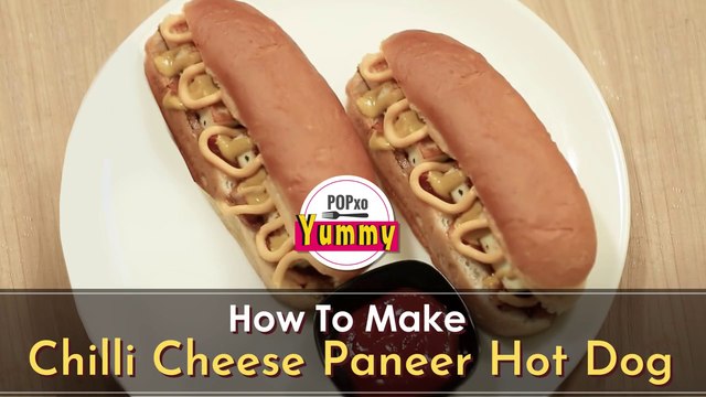 How To Make Chilli Cheese Paneer Hot Dog - POPxo Yummy