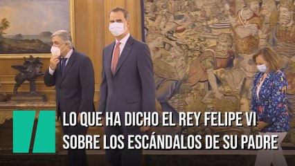 Lo que ha dicho el rey Felipe VI sobre los escándalos de su padre en su primera aparición pública tras el anuncio