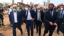 الرئيس الفرنسي إيمانويل ماكرون يصل إلى بيروت