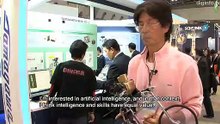 Robot driving a bicycle
