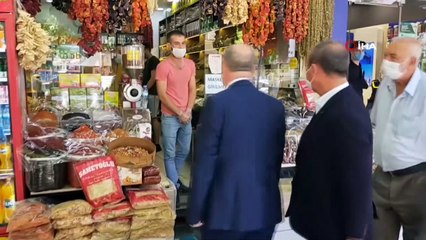 Vali Coşkun’dan korona virüs denetimi