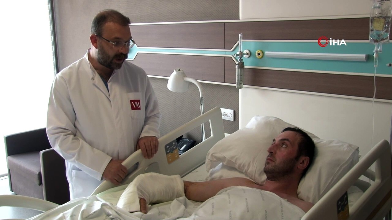 Fabrika işçisinin iş kazasında kopan kolu 12.5 saatte yerine dikildi