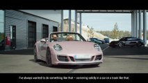 Laura Siegemund visits the Porsche Experience Center Hockenheimring