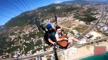 800 metre yüksekte gitar çaldı şarkı söyledi | Video