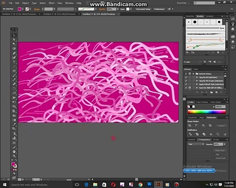 How to make dynamic shape  background on Photoshop-02