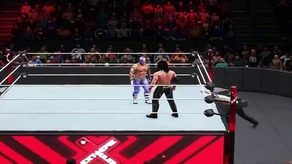 Seth Rollins vs Rey Mysterio Eye for an Eye Extreme Rules Horror Show Highlights