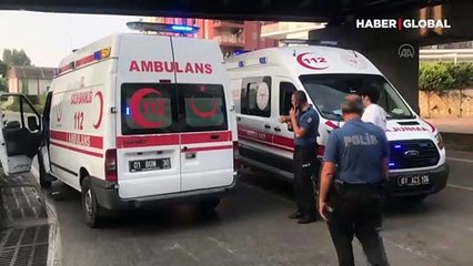 Adana'da sağlık çalışanına içki şişesiyle saldırdılar