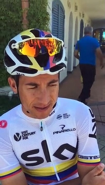 Giro d'Italia, Sergio Henao a Catania: "l'Etna potrebbe essere decisiva, faremo una grande tappa con Chris"