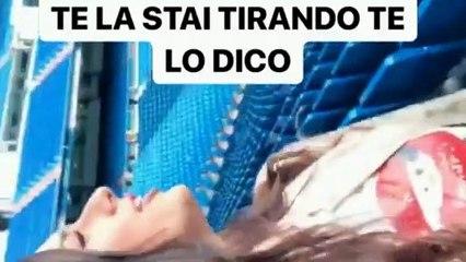 Valentina Vignali in missione per il Partito del Piccione accanto a Cristiano Ronaldo
