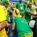 Mondiali di Russia 2018 - I tifosi brasiliani ripuliscono lo stadio dopo Brasile-Costa Rica