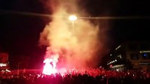 Mondiali Russia 2018 - Cori da stadi e fumogeni: la festa della Svizzera per la vittoria sulla Serbia