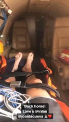 MotoGp - Espargaro torna a casa: il rientro in elicottero in barella