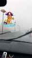 Criscito alla guida sotto la pioggia incessante di Genova a pochi minuti dal crollo del ponte