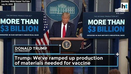 'US may supply Covid vaccine to other parts of the world'- Donald Trump