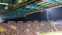 Italia-Polonia, la pazza esultanza dei tifosi dopo il rigore di Jorginho