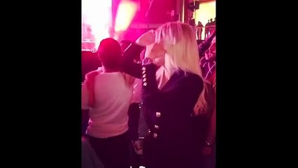 Wanda Nara al concerto di Maluma con le altre wags dell'Inter