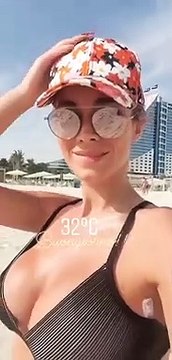 Diletta Leotta in vacanza a Dubai