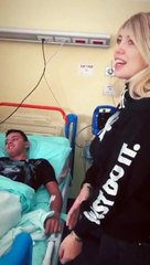 Il grande cuore di Wanda Nara, la moglie di Icardi dai bambini in ospedale