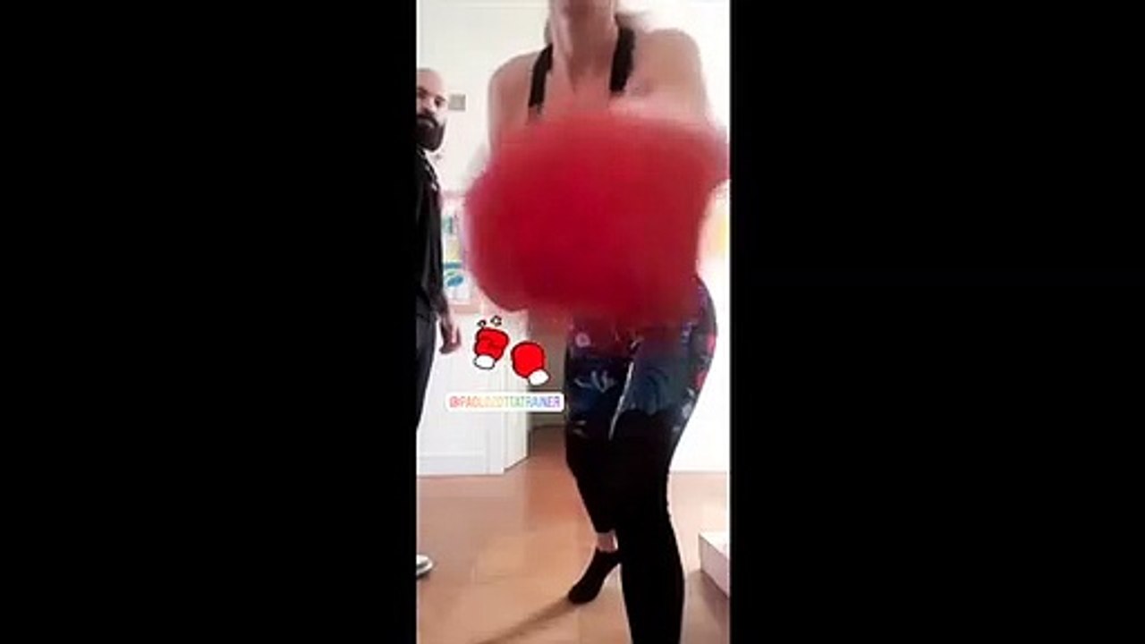 Diletta Leotta ed il suo allenamento trasgressivo