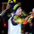 Valentino Rossi acciaccato ma ironico sul podio della 100km dei Campioni