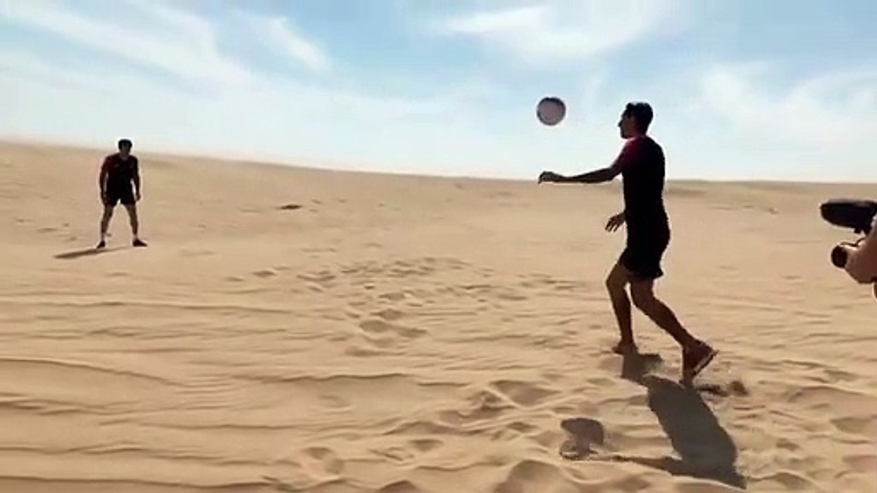 Buffon para il tiro di Angel Di Maria nel deserto del Qatar
