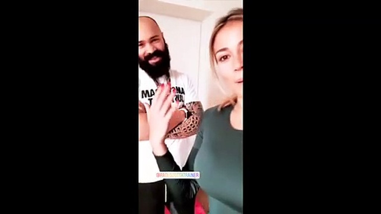 Diletta Leotta ed il suo sexy allenamento post abbuffata